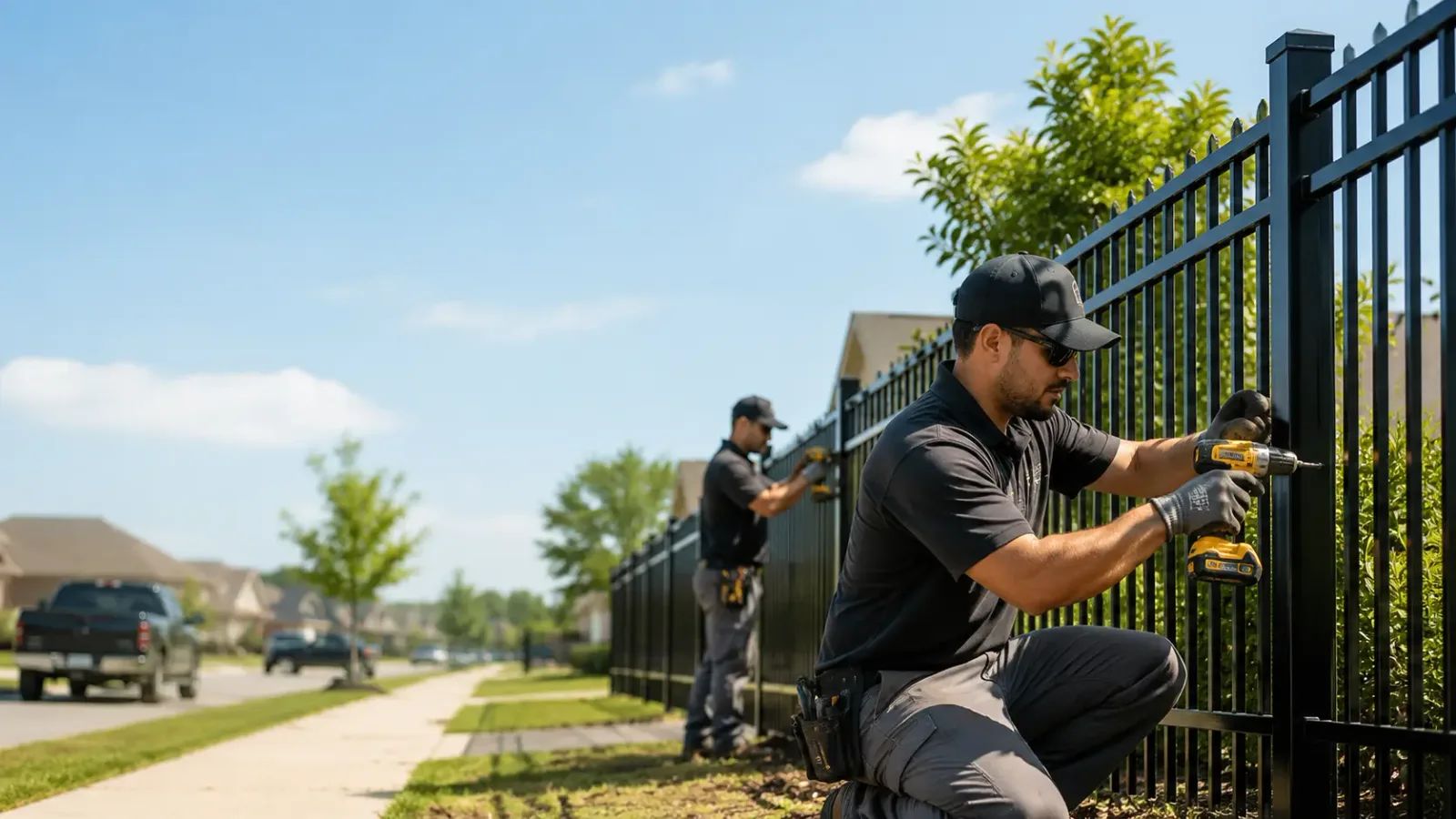 Metal Fence Installation in Olden, TX